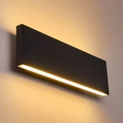 Hofstein Obion Wandleuchte LED Anthrazit, 2-flammig -Wandleuchten Verkauf obion wandleuchte h3307854 2