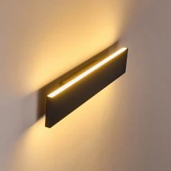 Hofstein Obion Wandleuchte LED Schwarz, 2-flammig -Wandleuchten Verkauf obion wandleuchte h3307915 11
