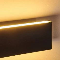 Hofstein Obion Wandleuchte LED Schwarz, 2-flammig -Wandleuchten Verkauf obion wandleuchte h3307915 21