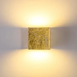 Hofstein Olbia Wandleuchte LED Gold, 1-flammig -Wandleuchten Verkauf olbia wandleuchte h166261 12