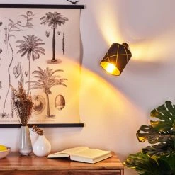 Hofstein Opatija Wandleuchte Schwarz, 1-flammig -Wandleuchten Verkauf opatija wandleuchte h3414613 8