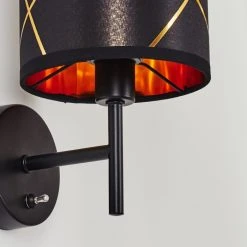 Hofstein Opatija Wandleuchte Schwarz, 1-flammig -Wandleuchten Verkauf opatija wandleuchte h3567456 5