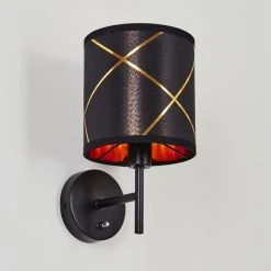 Hofstein Opatija Wandleuchte Schwarz, 1-flammig -Wandleuchten Verkauf opatija wandleuchte h3567456 7