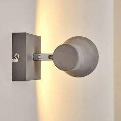 Hofstein Osco Wandleuchte LED Grau, 1-flammig -Wandleuchten Verkauf osco wandleuchte h3264164 do1 11