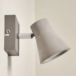 Hofstein Osco Wandleuchte LED Grau, 1-flammig -Wandleuchten Verkauf osco wandleuchte h3264164 do1 15