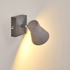Hofstein Osco Wandleuchte LED Grau, 1-flammig -Wandleuchten Verkauf osco wandleuchte h3264164 do1 3