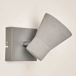 Hofstein Osco Wandleuchte LED Grau, 1-flammig -Wandleuchten Verkauf osco wandleuchte h3264164 do1 5