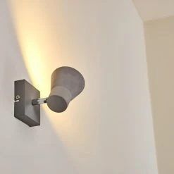 Hofstein Osco Wandleuchte LED Grau, 1-flammig -Wandleuchten Verkauf osco wandleuchte h3264164 do1 7