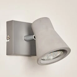 Hofstein Osco Wandleuchte LED Grau, 1-flammig -Wandleuchten Verkauf osco wandleuchte h3264164 do1 8