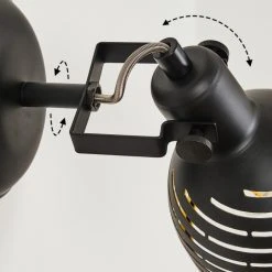 Hofstein Osina Wandleuchte Schwarz, 1-flammig -Wandleuchten Verkauf osina wandleuchte h3017562 2