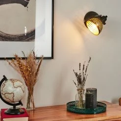 Hofstein Osina Wandleuchte Schwarz, 1-flammig -Wandleuchten Verkauf osina wandleuchte h3017562 8