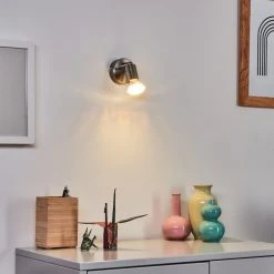 Hofstein Oula Wandleuchte LED Nickel-Matt, 1-flammig