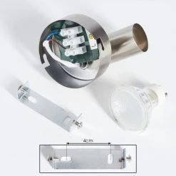 Hofstein Oula Wandleuchte LED Nickel-Matt, 1-flammig -Wandleuchten Verkauf oula wandleuchte h3394946 4