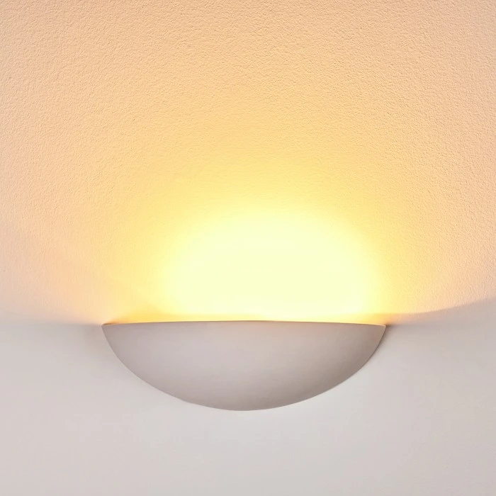 Hofstein Ovalle Wandleuchte Weiß, 1-flammig 15 Hofstein Ovalle Wandleuchte Weiß, 1-flammig - Image 15