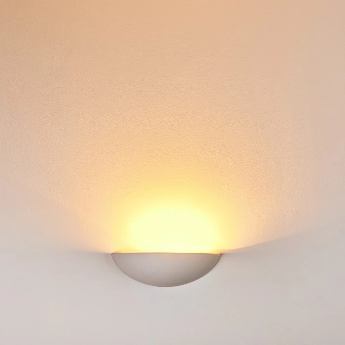 Hofstein Ovalle Wandleuchte Weiß, 1-flammig 9 Hofstein Ovalle Wandleuchte Weiß, 1-flammig - Image 9