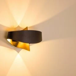 Hofstein Padua Wandleuchte LED Braun, 2-flammig 36 Hofstein Padua Wandleuchte LED Braun, 2-flammig -Wandleuchten Verkauf padua wandleuchte h386 led 15