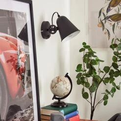 Hofstein Pany Wandleuchte Chrom, Schwarz, 1-flammig 19 Hofstein Pany Wandleuchte Chrom, Schwarz, 1-flammig -Wandleuchten Verkauf pany wandleuchte h3577219 9