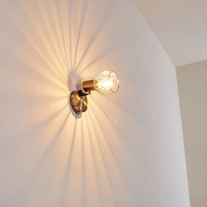 Hofstein Parado Wandleuchte Nickel-Matt, 1-flammig 3 Hofstein Parado Wandleuchte Nickel-Matt, 1-flammig - Image 3