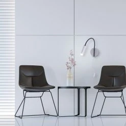 Paul Neuhaus Leuchten Paul Neuhaus PURE-GEMIN Wandleuchte LED Schwarz, Aluminium, 1-flammig