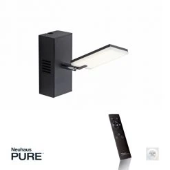 Paul Neuhaus Leuchten Paul Neuhaus PURE-MIRA Wandleuchte LED Schwarz, 2-flammig, Fernbedienung -Wandleuchten Verkauf paul neuhaus pure mira wandleuchte 9353 18 3