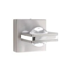 Paul Neuhaus Q-Serie Paul Neuhaus Q-Fisheye Wandleuchte LED Edelstahl, 2-flammig, Fernbedienung, Farbwechsler -Wandleuchten Verkauf paul neuhaus q fisheye wandleuchte 9115 55 3