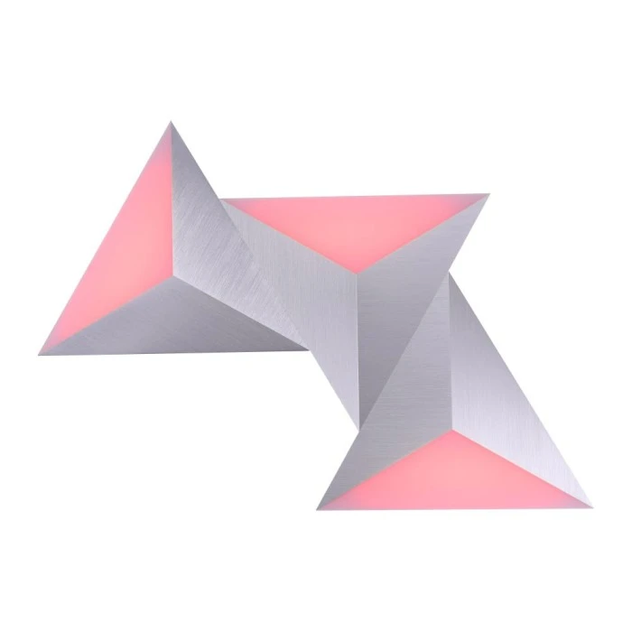 Paul Neuhaus Q-Serie Paul Neuhaus Q-TETRA MASTER Wandleuchte LED Nickel-Matt, 1-flammig, Fernbedienung, Farbwechsler 17 Paul Neuhaus Q-Serie Paul Neuhaus Q-TETRA MASTER Wandleuchte LED Nickel-Matt, 1-flammig, Fernbedienung, Farbwechsler – Bild 17