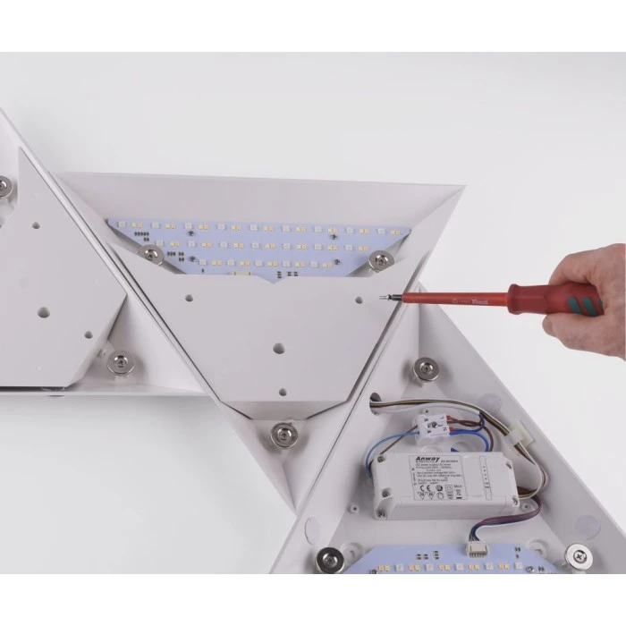 Paul Neuhaus Q-Serie Paul Neuhaus Q-TETRA SATELLIT Wandleuchte LED Nickel-Matt, 1-flammig, Fernbedienung 17 Paul Neuhaus Q-Serie Paul Neuhaus Q-TETRA SATELLIT Wandleuchte LED Nickel-Matt, 1-flammig, Fernbedienung – Bild 17