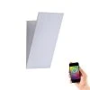 Paul Neuhaus Q-Serie Paul Neuhaus Q-WEDGE Wandleuchte LED Aluminium, 1-flammig, Fernbedienung, Farbwechsler
