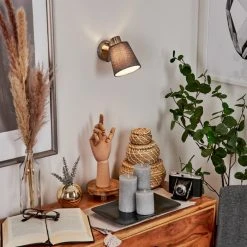 Hofstein Peralonso Wandleuchte Nickel-Matt, 1-flammig -Wandleuchten Verkauf peralonso wandleuchte h3579589 8