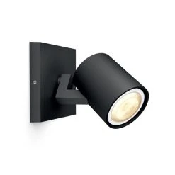 Philips Leuchten Philips Hue White Ambiance Runner Wandspot Basis LED Schwarz, 1-flammig