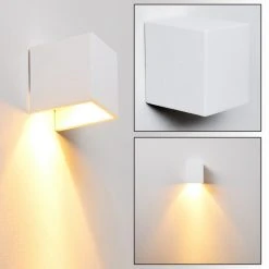 Hofstein Piceno Wandleuchte Weiß, 1-flammig