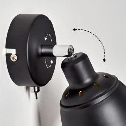 Hofstein Pistrino Wandleuchte Chrom, Schwarz, 1-flammig 19 Hofstein Pistrino Wandleuchte Chrom, Schwarz, 1-flammig -Wandleuchten Verkauf pistrino wandleuchte h3017852 5