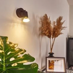 Hofstein Planes Wandleuchte LED Rostfarben, 1-flammig