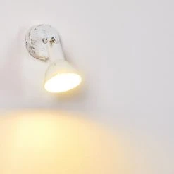 Hofstein Polmak Wandspot Weiß, Gold, 1-flammig -Wandleuchten Verkauf polmak wandspot h3092323 do1 11