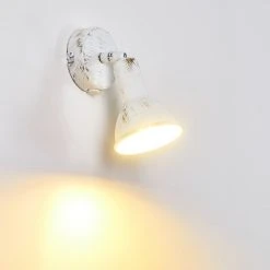 Hofstein Polmak Wandspot Weiß, Gold, 1-flammig -Wandleuchten Verkauf polmak wandspot h3092323 do1 2