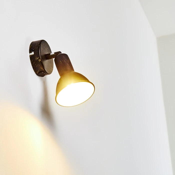 Hofstein Polmak Wandspot Schwarz-Gold, 1-flammig 11 Hofstein Polmak Wandspot Schwarz-Gold, 1-flammig - Image 11