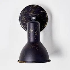 Hofstein Polmak Wandspot Schwarz-Gold, 1-flammig 37 Hofstein Polmak Wandspot Schwarz-Gold, 1-flammig -Wandleuchten Verkauf polmak wandspot h3092347 do1 16