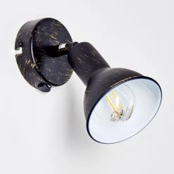 Hofstein Polmak Wandspot Schwarz-Gold, 1-flammig 24 Hofstein Polmak Wandspot Schwarz-Gold, 1-flammig -Wandleuchten Verkauf polmak wandspot h3092347 do1 3