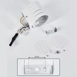 Hofstein Ponte Wandleuchte Weiß, 1-flammig 17 Hofstein Ponte Wandleuchte Weiß, 1-flammig -Wandleuchten Verkauf ponte wandleuchte h3015933 4