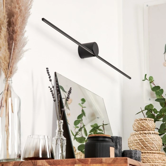 Hofstein Puharila Wandleuchte LED Schwarz, 1-flammig 2 Hofstein Puharila Wandleuchte LED Schwarz, 1-flammig - Image 2