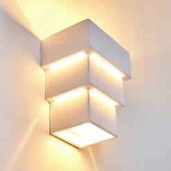 Hofstein Putina Wandleuchte Weiß, 1-flammig -Wandleuchten Verkauf putina wandleuchte h3266410 do4 2