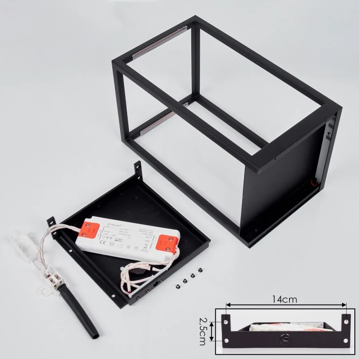 Hofstein Ranquille Wandleuchte LED Schwarz, Weiß, 2-flammig 5 Hofstein Ranquille Wandleuchte LED Schwarz, Weiß, 2-flammig - Image 5