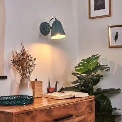 Hofstein Red Wandleuchte Türkis, 1-flammig