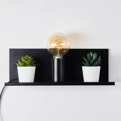 Hofstein Reftele Wandleuchte Schwarz, 1-flammig -Wandleuchten Verkauf reftele wandleuchte h3363201 3