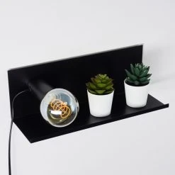 Hofstein Reftele Wandleuchte Schwarz, 1-flammig -Wandleuchten Verkauf reftele wandleuchte h3363201 5