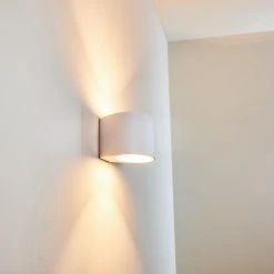 Hofstein Rho Wandleuchte Weiß, 1-flammig -Wandleuchten Verkauf rho wandleuchte h169446 do4 11