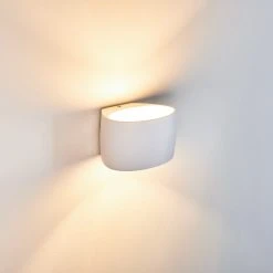 Hofstein Rho Wandleuchte Weiß, 1-flammig -Wandleuchten Verkauf rho wandleuchte h169446 do4 8