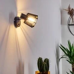 Hofstein Rieti Wandleuchte Schwarz, 1-flammig 41 Hofstein Rieti Wandleuchte Schwarz, 1-flammig -Wandleuchten Verkauf rieti wandleuchte h3330647 17