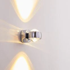 Hofstein Rio Wandleuchte LED Chrom, 2-flammig -Wandleuchten Verkauf rio wandleuchte h166513 12