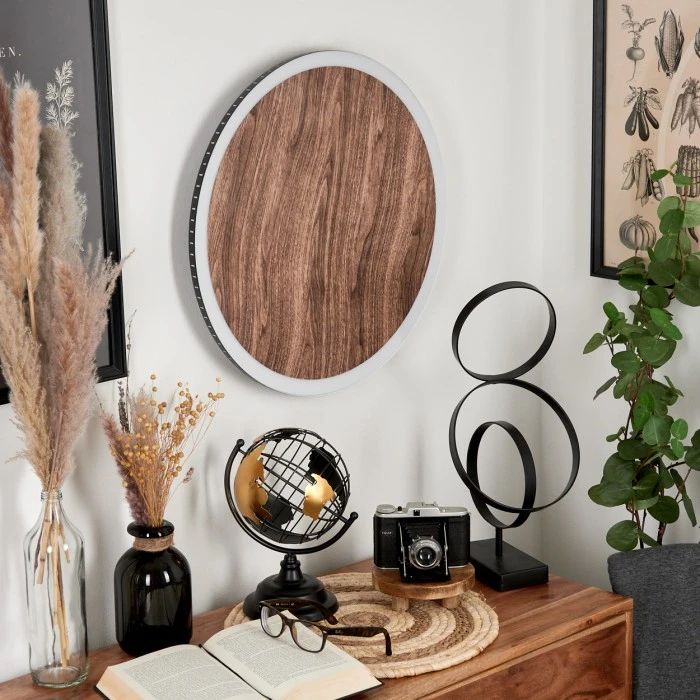 Hofstein Rocha Wandleuchte LED Schwarz, Braun, Holzoptik, 1-flammig 5 Hofstein Rocha Wandleuchte LED Schwarz, Braun, Holzoptik, 1-flammig - Image 5